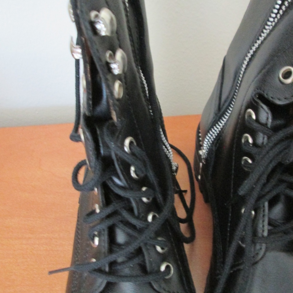 AQUA Women's Jax Combat Boots - New - Size 8 - Picture 5 of 9